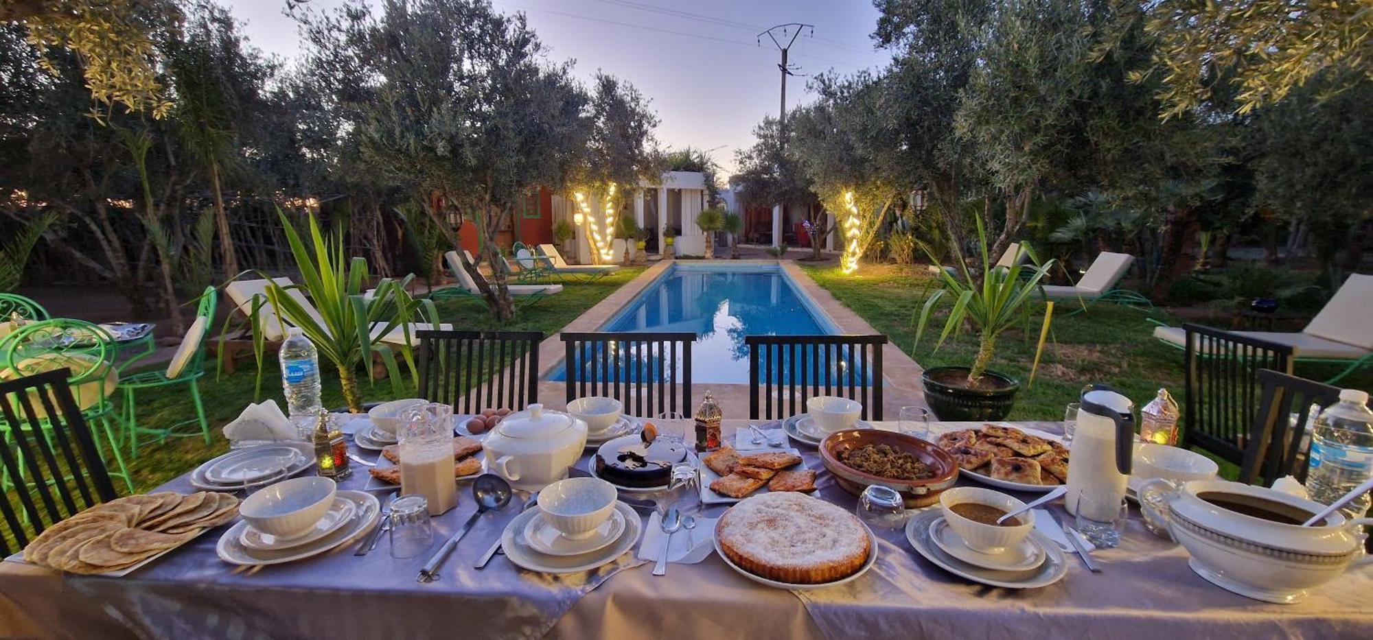 Manzal Lahbab, 2Villas 2Bungalows 2Piscines Et Jardins Ouled Jelal Exteriér fotografie
